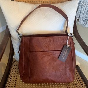 NWT American Leather Co. Austin Shoulder Bag